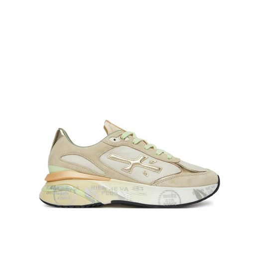 Sneakersy Premiata Moerund Var 7466 Beżowy ze sklepu eobuwie.pl w kategorii Buty sportowe damskie - zdjęcie 182108024
