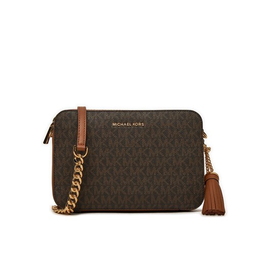 Torebka MICHAEL Michael Kors Crossbodies 32F8GF5M2B Brązowy ze sklepu eobuwie.pl w kategorii Listonoszki - zdjęcie 182108040