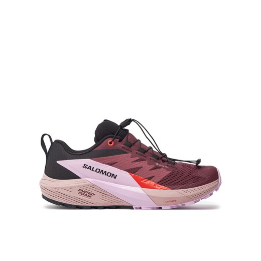 Buty do biegania Salomon Sense Ride 5 Gore-Tex L47592300 Fioletowy ze sklepu eobuwie.pl w kategorii Buty sportowe damskie - zdjęcie 182108113