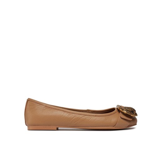 Baleriny Kurt Geiger Mayfair Ballerina 9989748109 Beżowy ze sklepu eobuwie.pl w kategorii Balerinki - zdjęcie 182108222