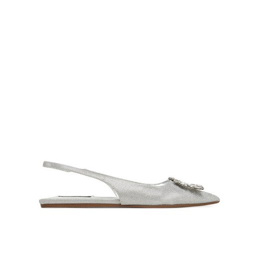Sandały Steve Madden Calista SM11003625 Srebrny ze sklepu eobuwie.pl w kategorii Balerinki - zdjęcie 182108230