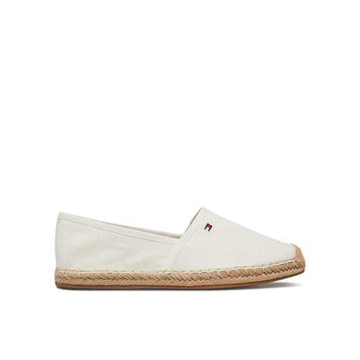 Espadryle Tommy Hilfiger Flag Canvas Espadrille FW0FW08541 Écru ze sklepu eobuwie.pl w kategorii Espadryle damskie - zdjęcie 182108400