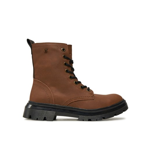 Trapery Wrangler Dakota 20243062.JCU Brązowy ze sklepu eobuwie.pl w kategorii Workery damskie - zdjęcie 182108532