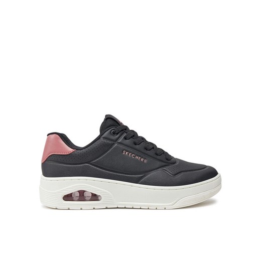 Sneakersy Skechers Uno Court 177705 Czarny ze sklepu eobuwie.pl w kategorii Buty sportowe damskie - zdjęcie 182108641
