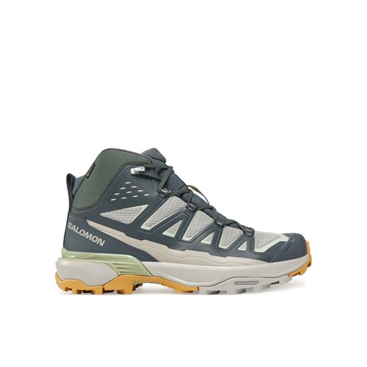 Trekkingi Salomon X Ultra 360 Edge Mid Gore-Tex L47816000 Szary ze sklepu eobuwie.pl w kategorii Buty trekkingowe męskie - zdjęcie 182108644