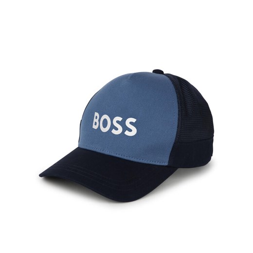Czapka z daszkiem Boss J50950 Niebieski ze sklepu eobuwie.pl w kategorii Czapki dziecięce - zdjęcie 182108771