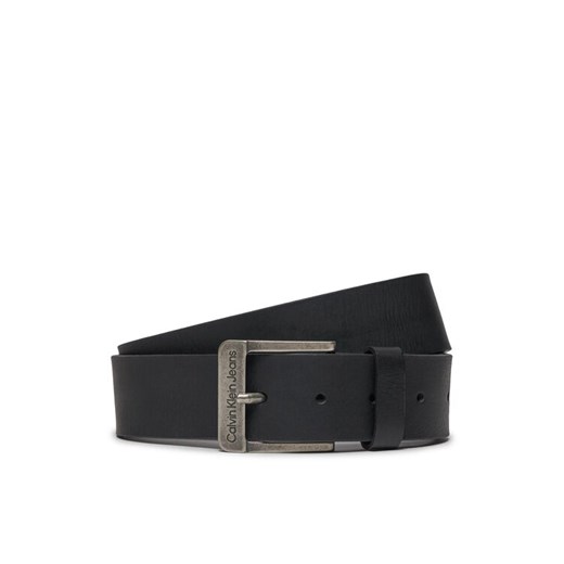 Pasek Męski Calvin Klein Jeans J 4Cm Ckj Belt K50K510065 Czarny ze sklepu eobuwie.pl w kategorii Paski męskie - zdjęcie 182108880