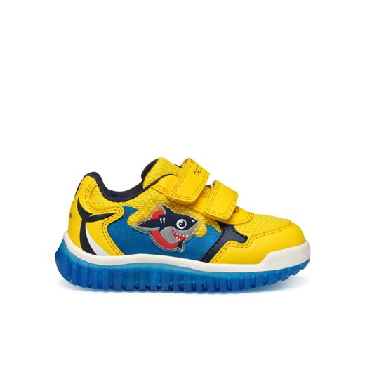 Sneakersy Geox B Lightyloo B555ZA 0BC14 C2VM4 Żółty ze sklepu eobuwie.pl w kategorii Buty sportowe dziecięce - zdjęcie 182108894