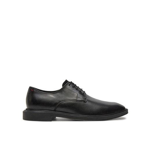Półbuty Hugo Gryff Derb Lt 50529049 Czarny ze sklepu eobuwie.pl w kategorii Buty eleganckie męskie - zdjęcie 182108910