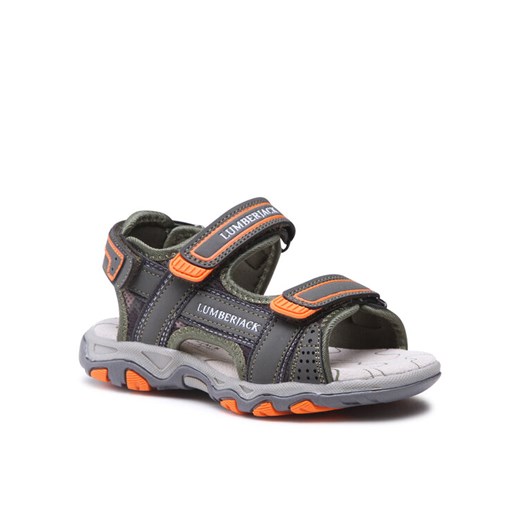 Sandały Lumberjack SB07606-027 M Zielony ze sklepu eobuwie.pl w kategorii Sandały dziecięce - zdjęcie 182109042