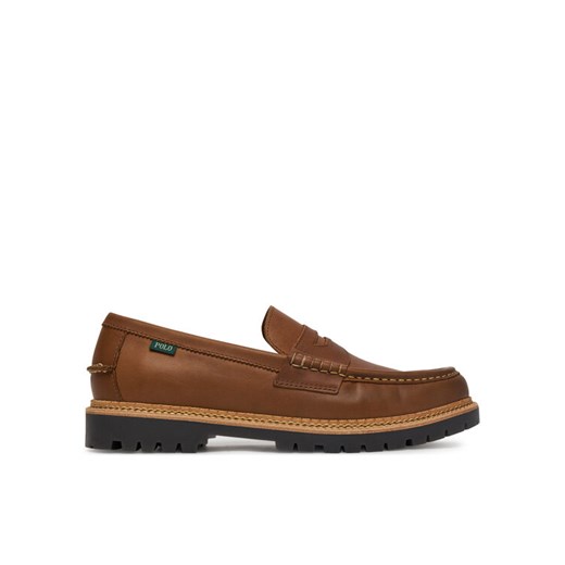 Mokasyny Polo Ralph Lauren Jett Lug 803961420002 Brązowy ze sklepu eobuwie.pl w kategorii Mokasyny męskie - zdjęcie 182109221