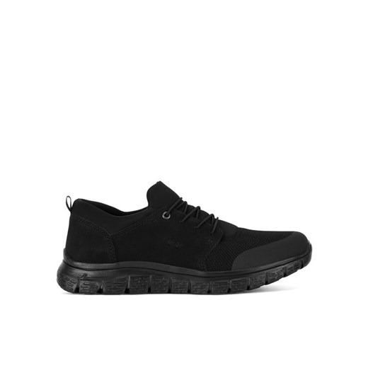 Sneakersy Rieker B6650-00 Czarny ze sklepu eobuwie.pl w kategorii Buty sportowe męskie - zdjęcie 182109281
