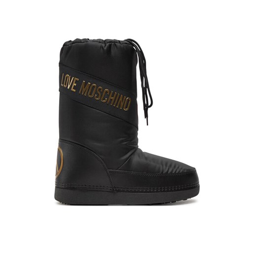 Śniegowce LOVE MOSCHINO JA24032G1LISY000 Czarny ze sklepu eobuwie.pl w kategorii Śniegowce damskie - zdjęcie 182109334