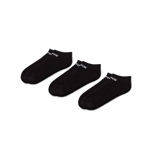 Zestaw 3 par niskich skarpet męskich Vans Classic Kick VN000XSXBLK Czarny ze sklepu eobuwie.pl w kategorii Skarpetki męskie - zdjęcie 182109614
