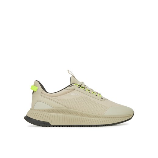 Sneakersy BOSS Ttnm Evo Runn 50529544 Beżowy ze sklepu eobuwie.pl w kategorii Buty sportowe męskie - zdjęcie 182109691