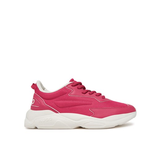 Sneakersy HUGO Leon Runn 50536660 Różowy ze sklepu eobuwie.pl w kategorii Buty sportowe damskie - zdjęcie 182109712