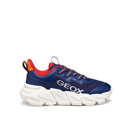 Sneakersy Geox J Flexyper Fast J46N1A 0149J C4002 M Granatowy ze sklepu eobuwie.pl w kategorii Buty sportowe dziecięce - zdjęcie 182109924