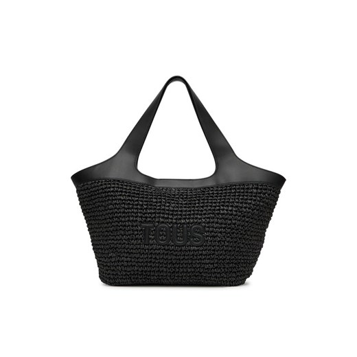 Torebka TOUS Lirio Rafia 2002205251 Czarny ze sklepu eobuwie.pl w kategorii Torby Shopper bag - zdjęcie 182109992