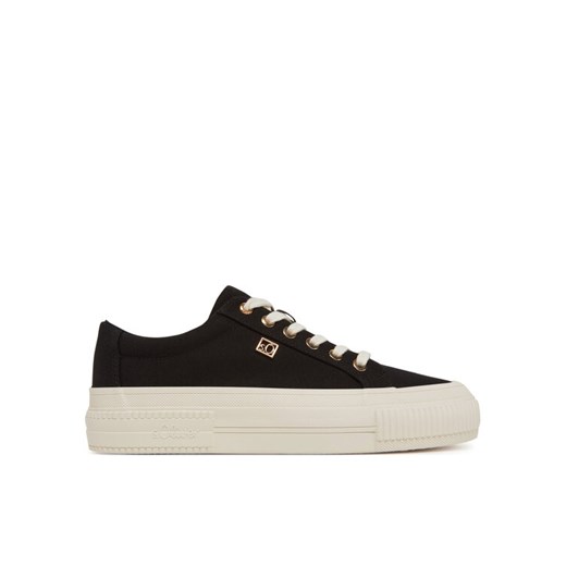 Sneakersy s.Oliver 5-23625-44 Czarny ze sklepu eobuwie.pl w kategorii Buty sportowe damskie - zdjęcie 182110020