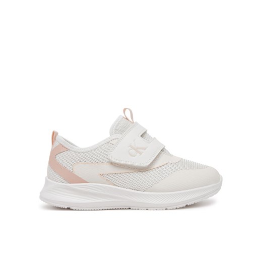 Sneakersy Calvin Klein Jeans Low Cut Velcro V1A9-82026-1697A S Biały ze sklepu eobuwie.pl w kategorii Buty sportowe dziecięce - zdjęcie 182110031