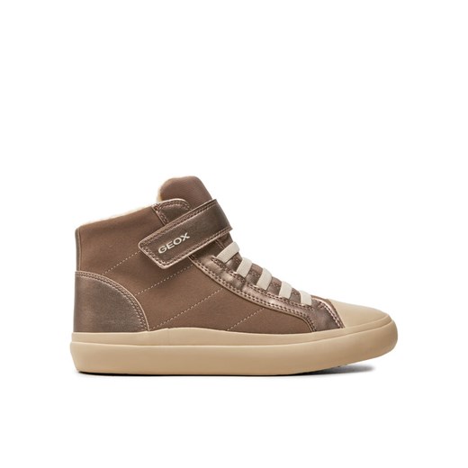 Sneakersy Geox J Gisli Girl J464NI 0AUAJ C5005 S Beżowy ze sklepu eobuwie.pl w kategorii Buty sportowe dziecięce - zdjęcie 182110040