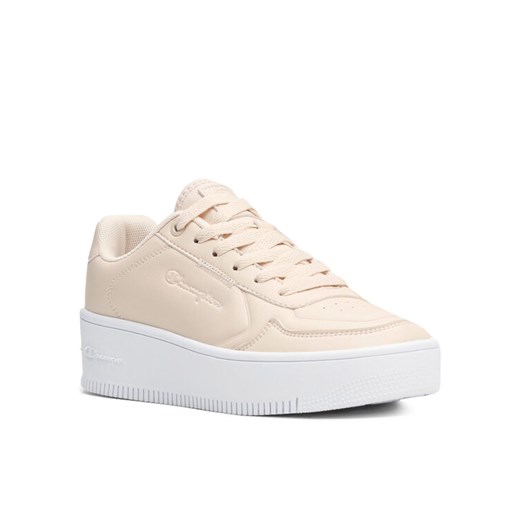 Sneakersy Champion Rebound Platform Low S11473-MS042 Beżowy ze sklepu eobuwie.pl w kategorii Buty sportowe damskie - zdjęcie 182110044