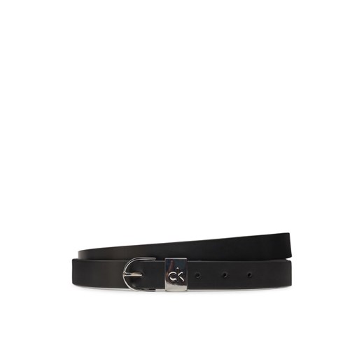 Pasek Damski Calvin Klein Ck Loop Rnd Buckle 2.5_Smooth K60K612936 Czarny ze sklepu eobuwie.pl w kategorii Paski damskie - zdjęcie 182110203