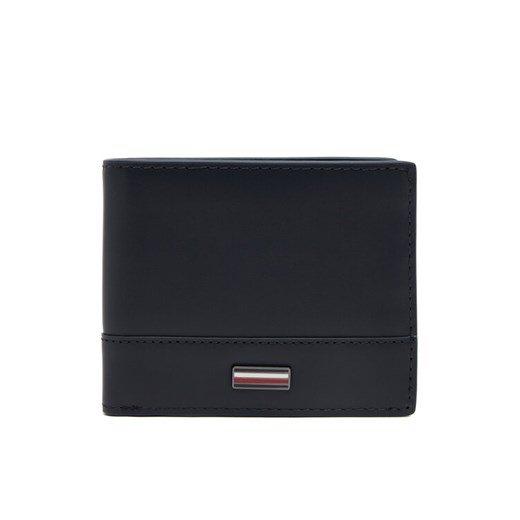 Duży Portfel Męski Tommy Hilfiger Th Corp Mini Cc Wallet AM0AM13244 Granatowy ze sklepu eobuwie.pl w kategorii Portfele męskie - zdjęcie 182110213