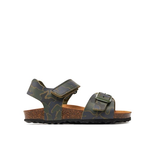 Sandały Geox J Ghita Boy J028LB 00004 C0837 M Khaki ze sklepu eobuwie.pl w kategorii Sandały dziecięce - zdjęcie 182110224