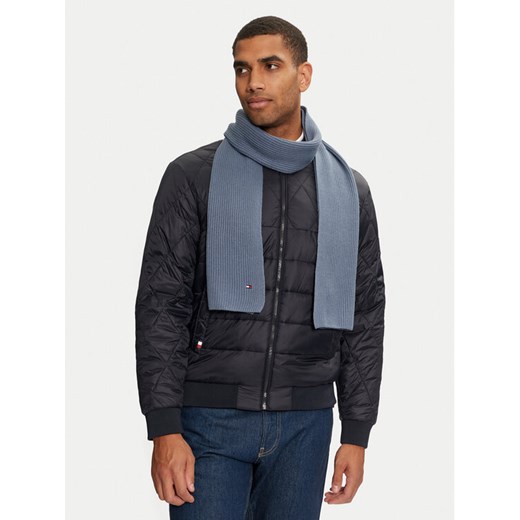 Szalik Tommy Hilfiger Flag AM0AM12847 Niebieski ze sklepu eobuwie.pl w kategorii Szaliki męskie - zdjęcie 182110230