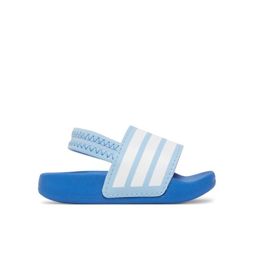 Sandały adidas adilette Estrap JR5327 Błękitny ze sklepu eobuwie.pl w kategorii Sandały dziecięce - zdjęcie 182110353