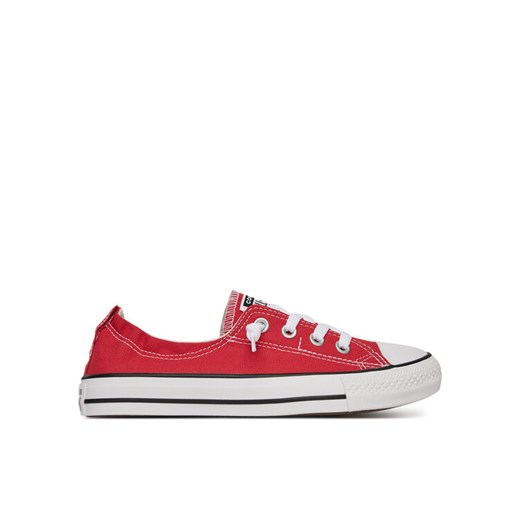 Trampki Converse CHUCK TAYLOR ALL STAR SHORELINE 537083C Czerwony ze sklepu eobuwie.pl w kategorii Trampki damskie - zdjęcie 182110514
