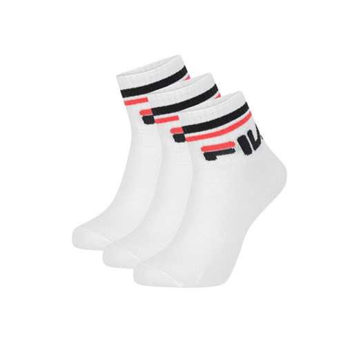 Skarpety Fila F9398-AW24 (3-pack) Biały ze sklepu eobuwie.pl w kategorii Skarpetki męskie - zdjęcie 182111151