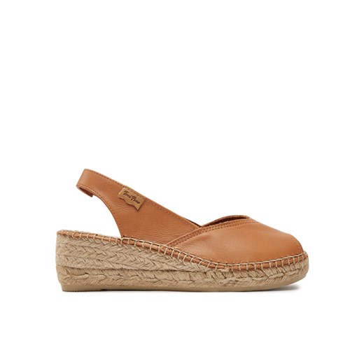 Espadryle Toni Pons Bernia-P Brązowy ze sklepu eobuwie.pl w kategorii Espadryle damskie - zdjęcie 182111280