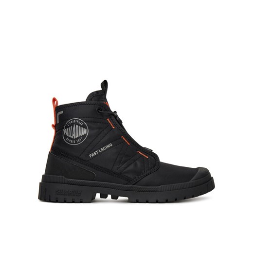 Trapery Palladium Sp20 Travel Hi 74476-008-M Czarny ze sklepu eobuwie.pl w kategorii Workery damskie - zdjęcie 182111293