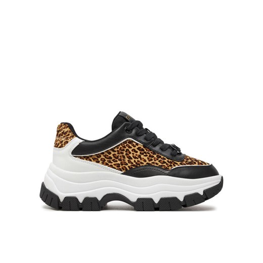 Sneakersy Guess Berrett FLTBER PEL12 Czarny ze sklepu eobuwie.pl w kategorii Buty sportowe damskie - zdjęcie 182111380