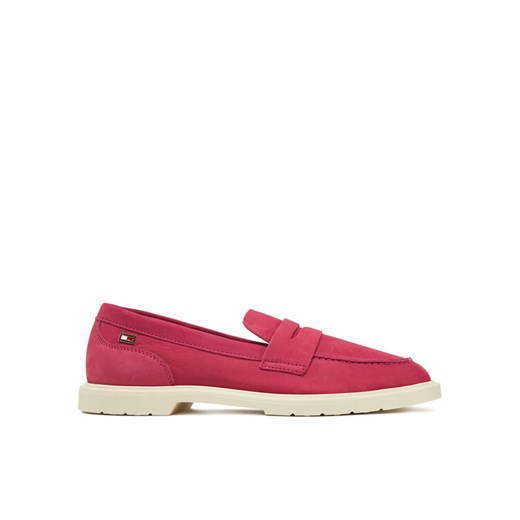 Loafersy Tommy Hilfiger FW0FW08679 Różowy ze sklepu eobuwie.pl w kategorii Lordsy damskie - zdjęcie 182111590