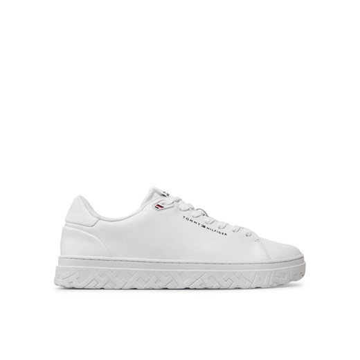 Sneakersy Tommy Hilfiger Court Thick Cupsole Leather FM0FM05208 Biały Tommy Hilfiger 43 eobuwie.pl