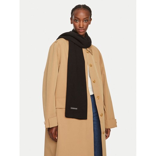 Szalik Calvin Klein Jeans Inst K50K512454 Czarny ze sklepu eobuwie.pl w kategorii Szaliki i chusty damskie - zdjęcie 182111631