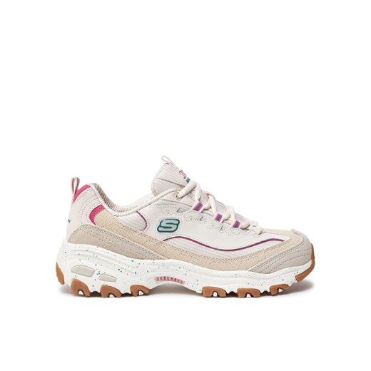 Sneakersy Skechers D'Lites - Bold Views 149589 Beżowy ze sklepu eobuwie.pl w kategorii Buty sportowe damskie - zdjęcie 182111672