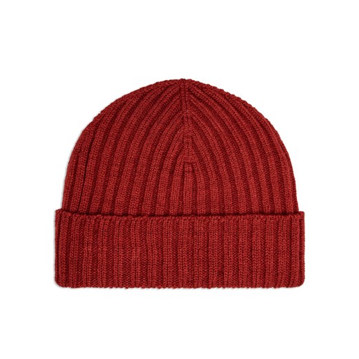 Czapka New Era Ne Rib Short Newera 60364239 Bordowy ze sklepu eobuwie.pl w kategorii Czapki zimowe męskie - zdjęcie 182111720