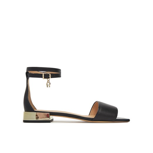 Sandały Aigner Fashion Saskia 6A 1251060 Czarny ze sklepu eobuwie.pl w kategorii Sandały damskie - zdjęcie 182111930