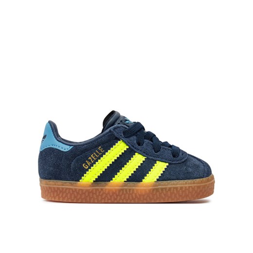 Sneakersy adidas Gazelle Cf El I IH2783 Granatowy ze sklepu eobuwie.pl w kategorii Buty sportowe dziecięce - zdjęcie 182111953