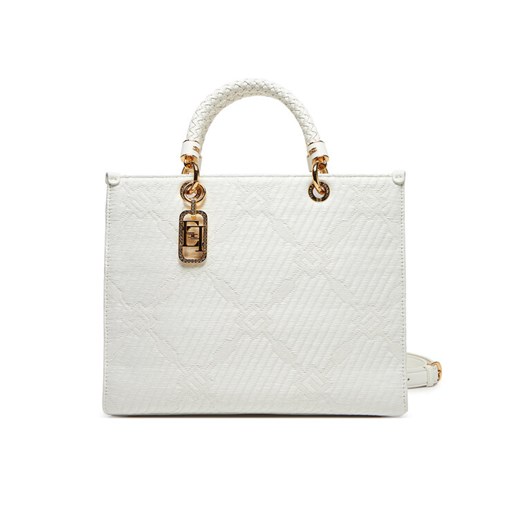 Torba Elisabetta Franchi BS12A51E2 360 Biały ze sklepu eobuwie.pl w kategorii Torebki damskie - zdjęcie 182111963