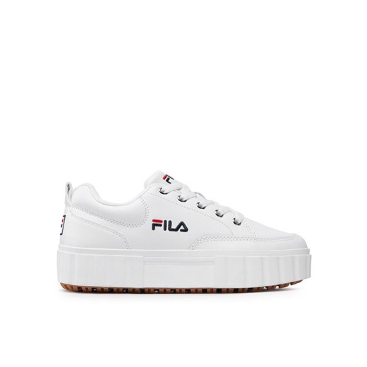Sneakersy Fila Sandblast L Wmn FFW0060.10004 Biały ze sklepu eobuwie.pl w kategorii Trampki damskie - zdjęcie 182111970