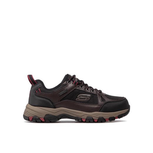 Sneakersy Skechers Cormack 204427/CHBK Brązowy ze sklepu eobuwie.pl w kategorii Buty trekkingowe męskie - zdjęcie 182111983