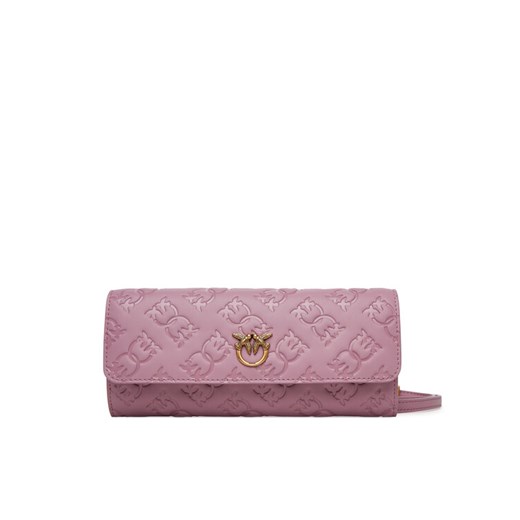 Duży Portfel Damski PINKO Love Tiny Birds Wallet C 103765 A1YB Fioletowy ze sklepu eobuwie.pl w kategorii Portfele damskie - zdjęcie 182112104