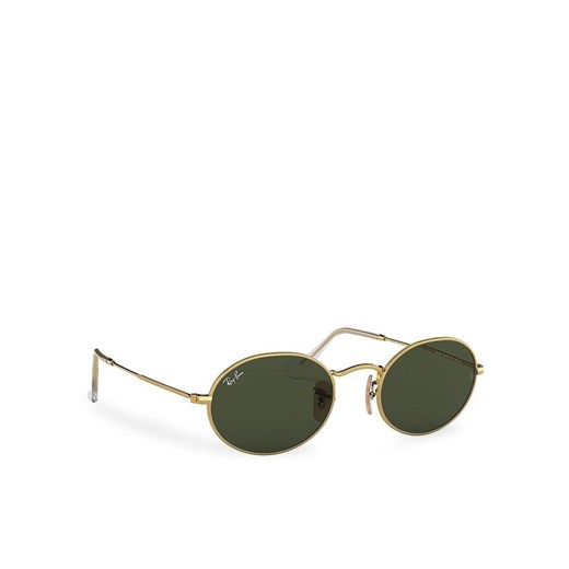 Okulary przeciwsłoneczne Ray-Ban 0RB3547 001/31 Złoty ze sklepu eobuwie.pl w kategorii Okulary przeciwsłoneczne damskie - zdjęcie 182112133