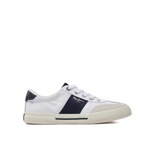 Sneakersy Pepe Jeans Kenton Strap M PMS31042 Biały ze sklepu eobuwie.pl w kategorii Trampki męskie - zdjęcie 182112204