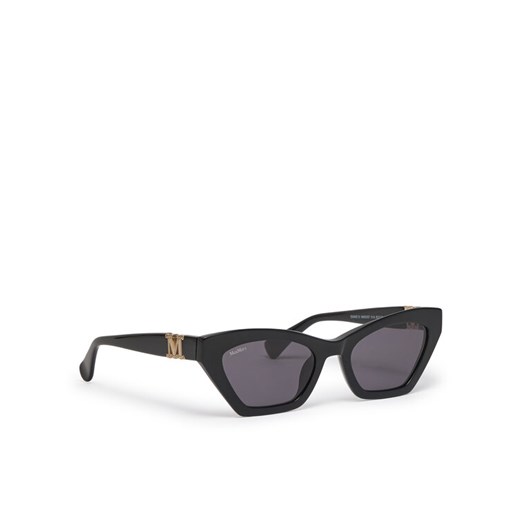 Okulary przeciwsłoneczne Max Mara MM0057 Czarny ze sklepu eobuwie.pl w kategorii Okulary przeciwsłoneczne damskie - zdjęcie 182112263